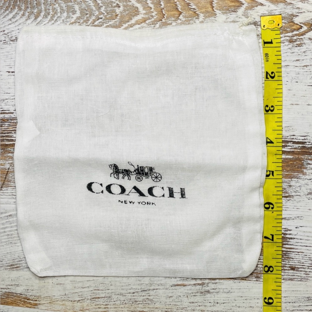 COACH Dust Bags LOT OF 3 Linen Bags Size 8x8 - Picture 3 of 4